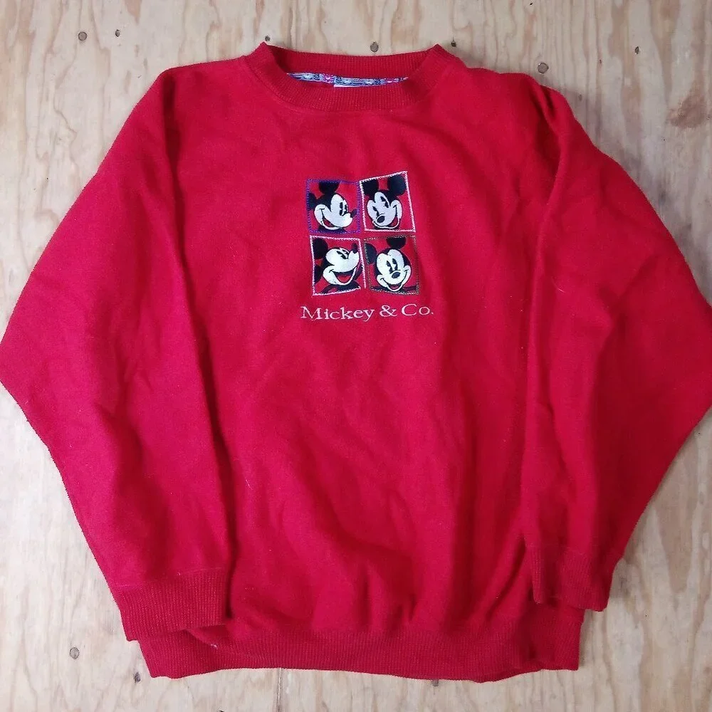Vintage Mickey & Co. Fleece Crewneck Sweatshirt